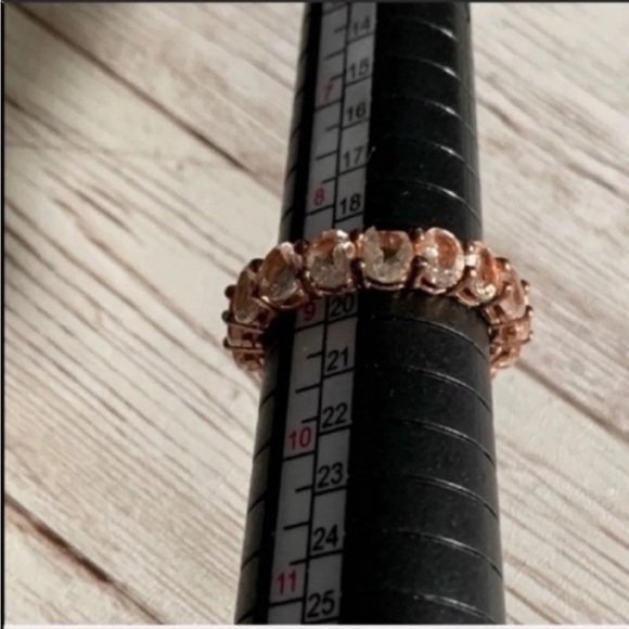 Sterling Silver Eternity Ring Friendship Band Ring - Picture 7 of 7